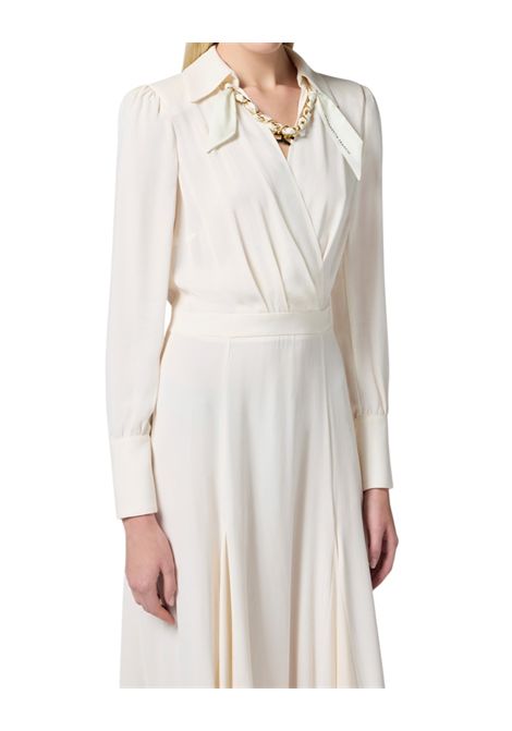 Abito Elisabetta Franchi donna AB86352E2 193 burro georgette  foulard ELISABETTA FRANCHI | Abiti | AB86352E2193